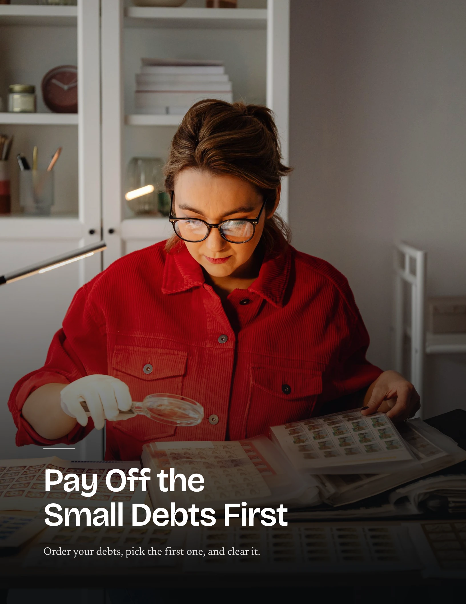 Pay Off the Small Debts First, a new cover concept